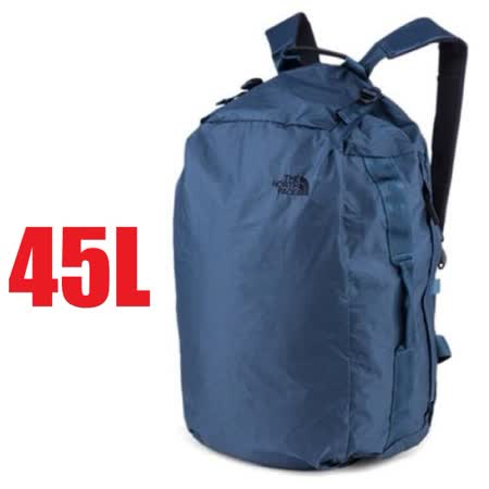 【The North Face】GLAM DUFFEL 超大容量多功能抗撕裂雙肩運動背包45L.旅行包_3RHT 藍 V✿30E010